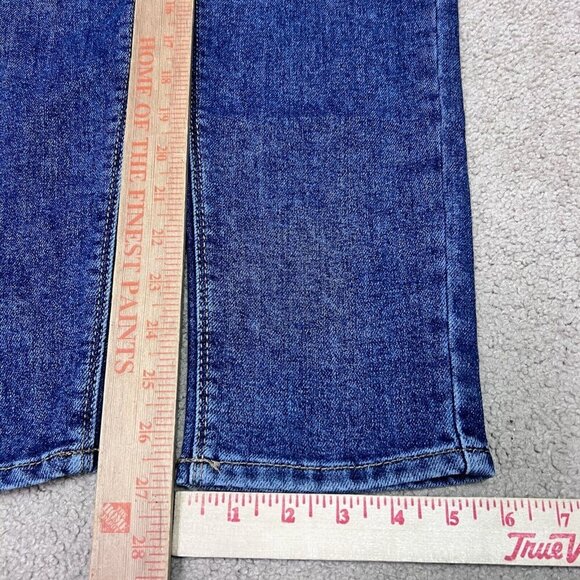 No Boundaries Jeans Women’s Blue Straight Leg Pockets Size 3 NWT - Picture 4 of 12